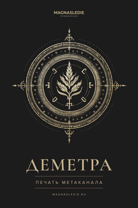 Магическая печать Деметры. Глиф для активации Метаканала Изобилия.